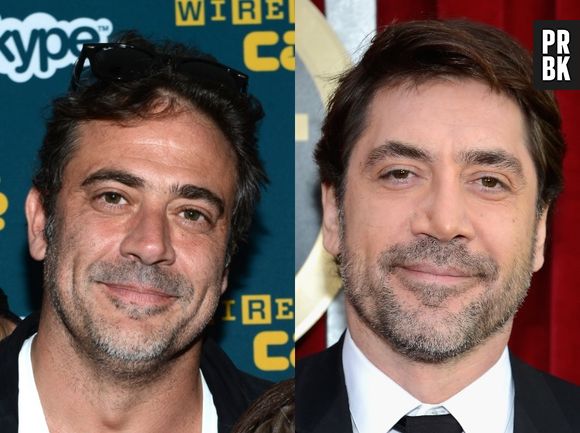 O clássico da semelhança: Javier Bardem e Jeffrey Dean Morgan. São ou não a mesma pessoa?