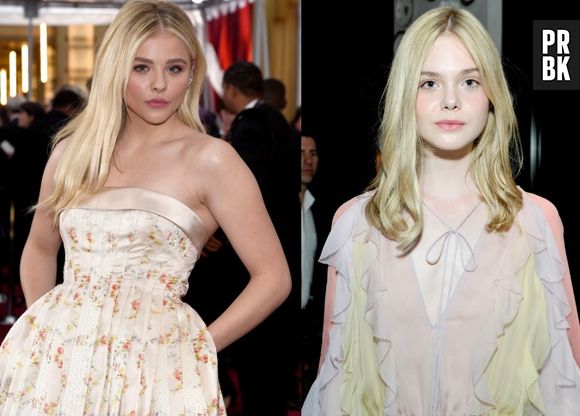 Chloë Moretz e Elle Fanning são atrizes jovens e talentosas! Mas a semelhança não para por aí, dá pra perceber né?