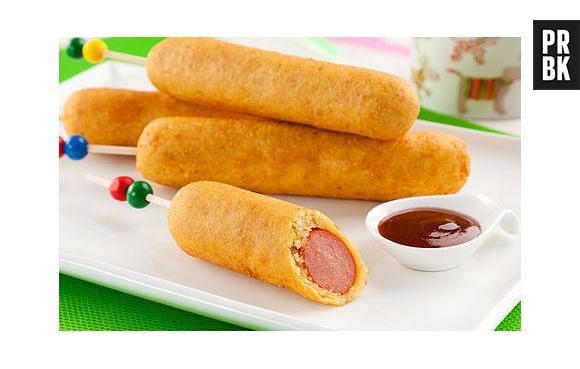 Os Corn Dog são uma delícia e combinam muito bem em festinhas