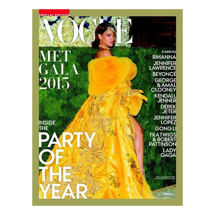 Rihanna publicou a imagem da capa da Vogue e agradeceu pela homenagem