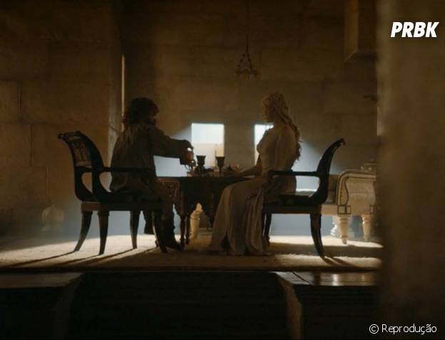 Tyrion (Peter Dinklage) e Daenerys (Emilia Clarke) se juntaram em "Game of Thrones"