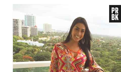Amanda, do "BBB15", publicou foto em varanda do hotel que está em Miami