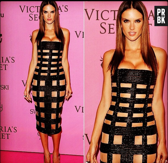 Alessandra Ambrosio também ousa muito nos looks em eventos