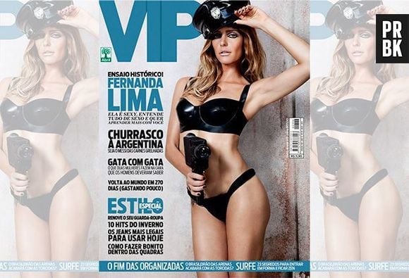 A apresentadora mosrou toda a sua boa forma na capa da "VIP" de fevereiro e quase matou os marmanjos do coração