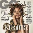 Ganhadora de 7 Grammys, Rihanna posou coberta de serpentes para a edição de aniversário da revista "GQ" britânica