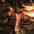  Johnny Cage foi v&iacute;tima de uma rocha perfurante ao ser atacado por Tremor em "Mortal Kombat X" 