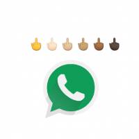 Whatsapp com emoji mandando dedo do meio é descoberto e deve chegar em próxima versão do aplicativo