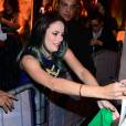 A atriz Kaya Scodelario, de "Maze Runner 2", deu a maior atenção aos fãs brasileiros