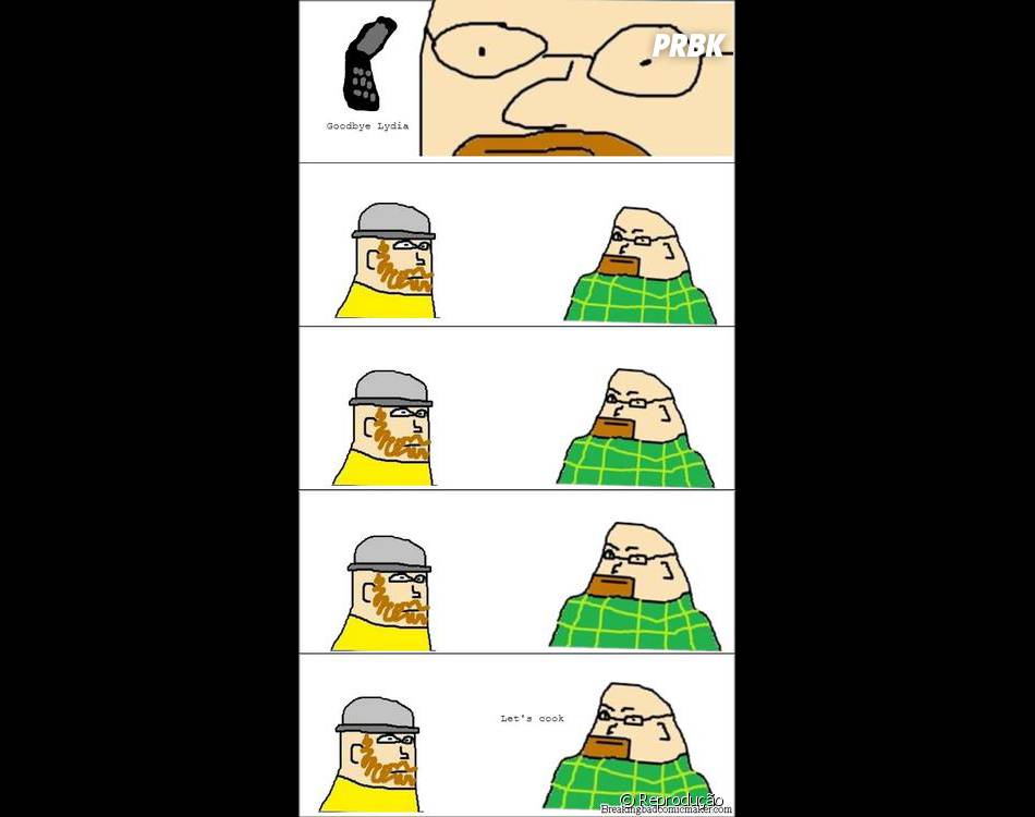Breaking Bad Comic Maker E Um Tumblr Que Reune Quadrinhos Toscos Sobre A Serie Purebreak