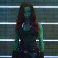 Zoe Saldana é a alienígena Gamora em "Guardiões da Galáxia"