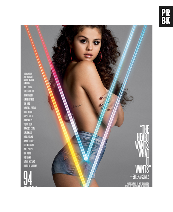 Selena Gomez ficou ainda mais gata na capa da revista V