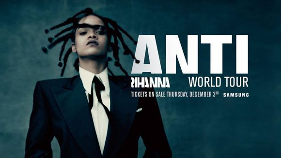 Rihanna anuncia turnê mundial do álbum "ANTI" com The Weeknd, Big Sean e Travis Scott