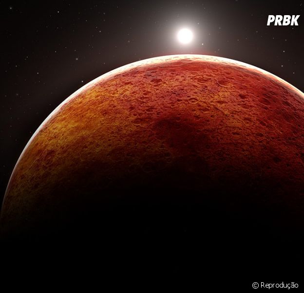 Imagem de Marte divulgada pela NASA