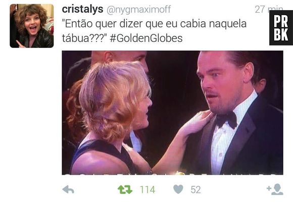 Claro, memes de Leonardo DiCaprio e Kate Winslet no Globo de Ouro 2016 também tomaram a internet
