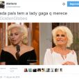 No Globo de Ouro 2016, Lady Gaga também é comparada a Ana Maria Braga