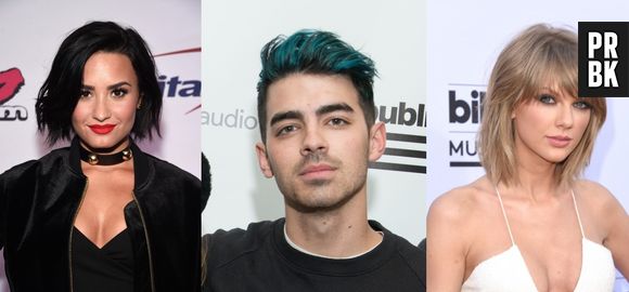 Joe Jonas terminou com Taylor Swift e meses depois apareceu com Demi Lovato. Depois que esse romance chegou ao fim, as duas cantoras ficaram um pouco próximas
