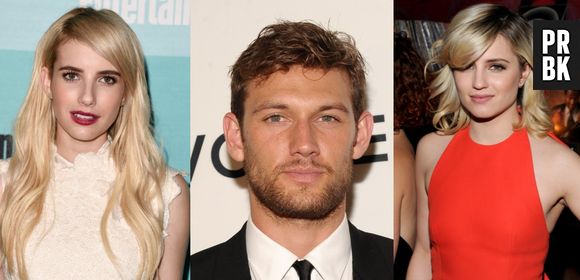 Emma Roberts e Dianna Agron ficaram amigas depois que tiveram um lance com Alex Pettyfer