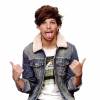 Louis Tomlinson ficou com o posto de cantor mais baixo do One Direction, o gato tem 1,72m de altura