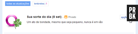 Para começar o dia bem só acompanhando a Sorte do dia!