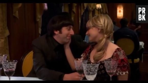 Em "The Big Bang Theory", Howard (Simon Helberg) e Bernadette (Melissa Rauch) também tiveram seu momento de amor