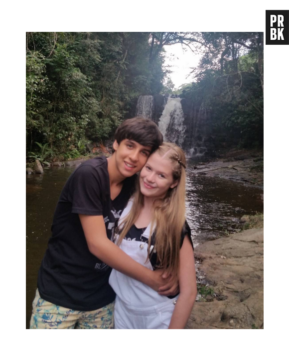 Julia Simoura, de "Cúmplices de Um Resgate", é companheira inseparável de Luckas Moura também fora das gravações