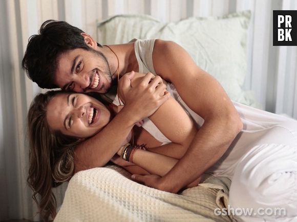 Nos bastidores de "Além do Horizonte", Rodrigo Simas e Juliana Paiva se elogiam: "estamos nos redescobrindo em cena"