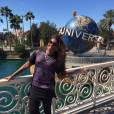 Ludmilla já foi a Disney e fez uma visita ao parque da Universal