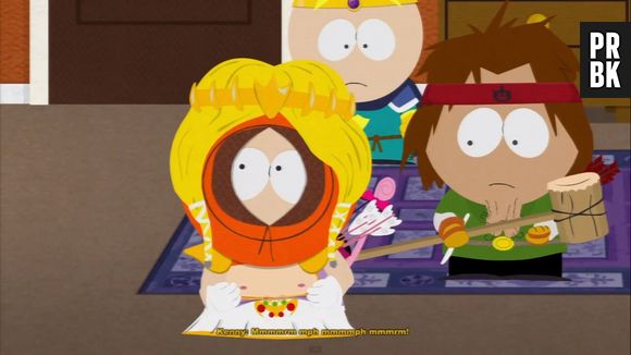 Kenny, em "South Park: The Stick of Truth", e seus encantadores "peitos" vão hipnotizar todo mundo