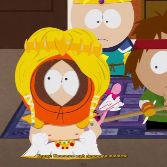 Kenny, em &quot;South Park: The Stick of Truth&quot;, e seus encantadores &quot;peitos&quot; vão hipnotizar todo mundo