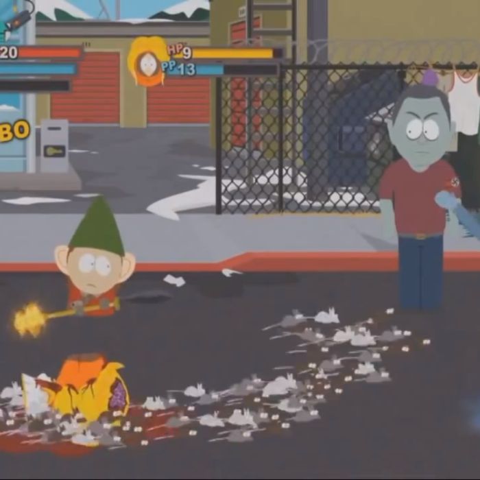 Se Kenny em &quot;South Park: The Stick of Truth&quot; não utilizar de forma bem sucedida seu poder será devorado por ratos