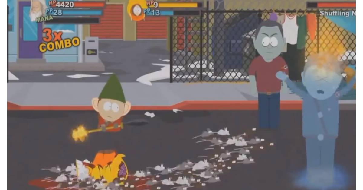 Se Kenny em South Park: The Stick of Truth não utilizar de forma bem