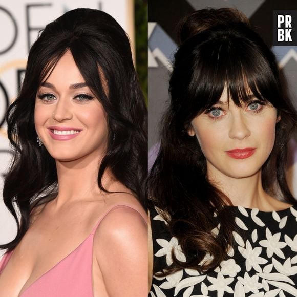 Katy Perry e Zooey Deschanel parecem a mesma pessoa!
