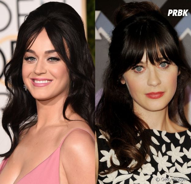 Katy Perry e Zooey Deschanel parecem a mesma pessoa!