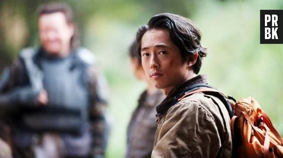 Glenn (Steven Yeun) reencontra sua esposa em "The Walking Dead"