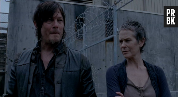 Em "The Walking Dead", Carol (Melissa McBride) e Daryl (Norman Reedus) vivem tensão amorosa