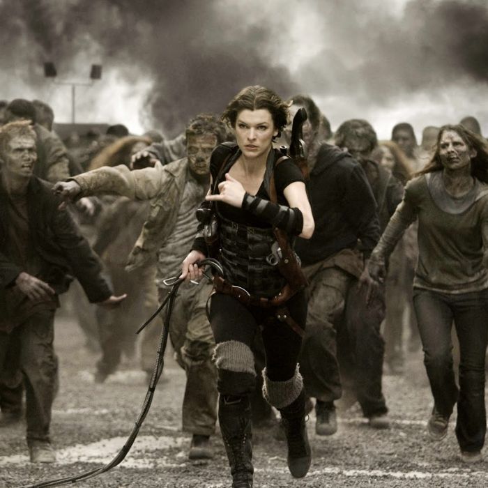  Mila Jovovich em cena de &quot;Resident Evil 4 - Recome&amp;ccedil;o&quot; 