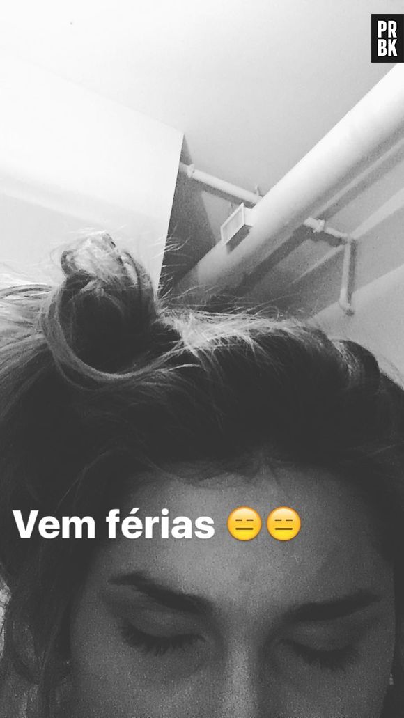 Sasha Meneghel posta foto no Instagram Stories "Vem Férias"