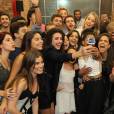 Bruna Hamu e o elenco de "Malhação Sonhos" se reuniram no Projac para a coletiva de imprensa da novela teen