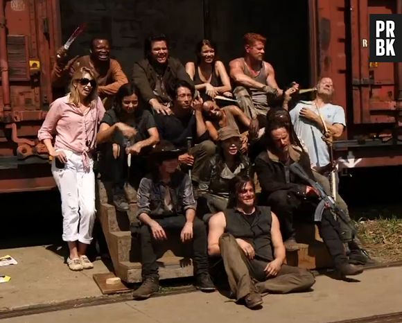 O elenco de "The Walking Dead" está todo reunido outra vez!