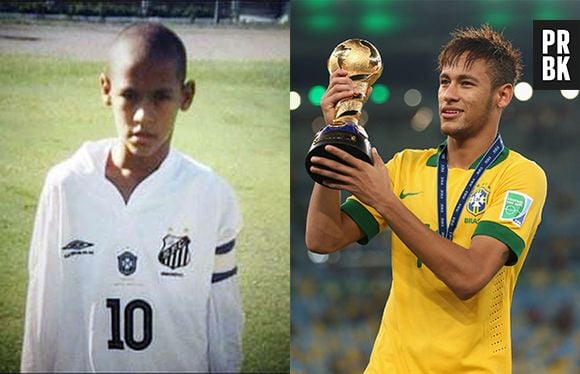 Neymar quando era criança