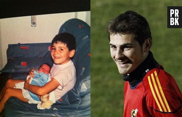 Casillas quando era criança.