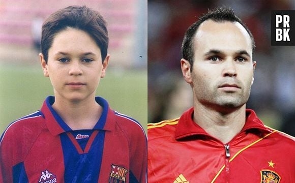 Iniesta quando era criança