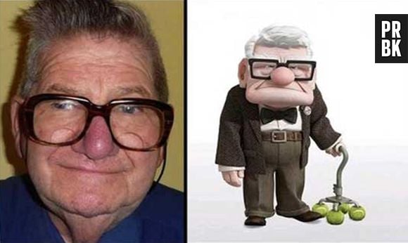 Um velhinho que é a cara do Carl Fredricksen!