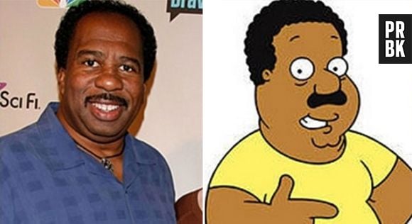 Cleveland Brown e seu irmão da vida real!