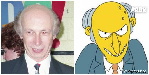 Mr. Burns tem um irmão na vida real!