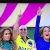 Jennifer Lopez e Pitbull brilharam na abertura da Copa do Mundo ao lado de Claudia Leitte