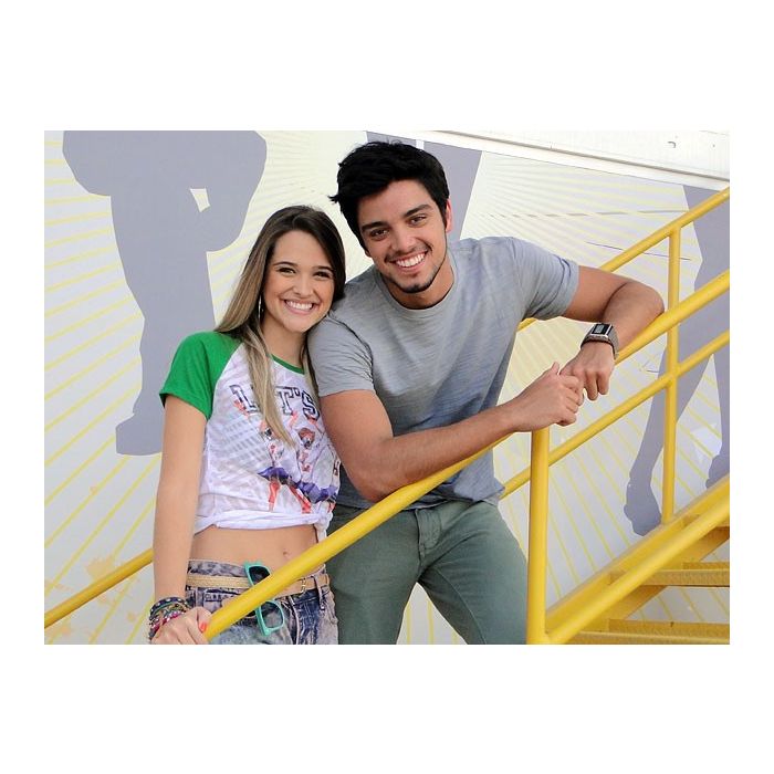 Bruno (Rodrigo Simas) e Fatinha (Juliana Paiva) em &quot;Malhação&quot;