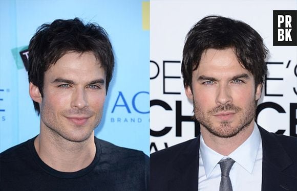 Ian Somerhalder com e sem barba