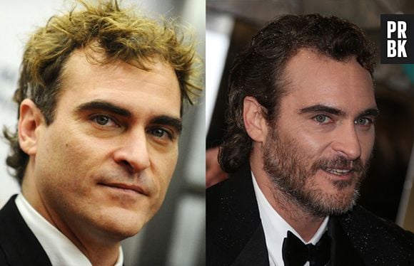 Joaquin Phoenix, o Leonard, com e sem barba