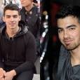 Joe Jonas, do Jonas Brothers, com e sem barba